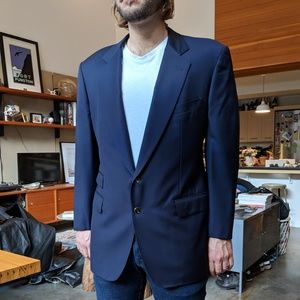 Dunhill Navy Sport Coat 42R